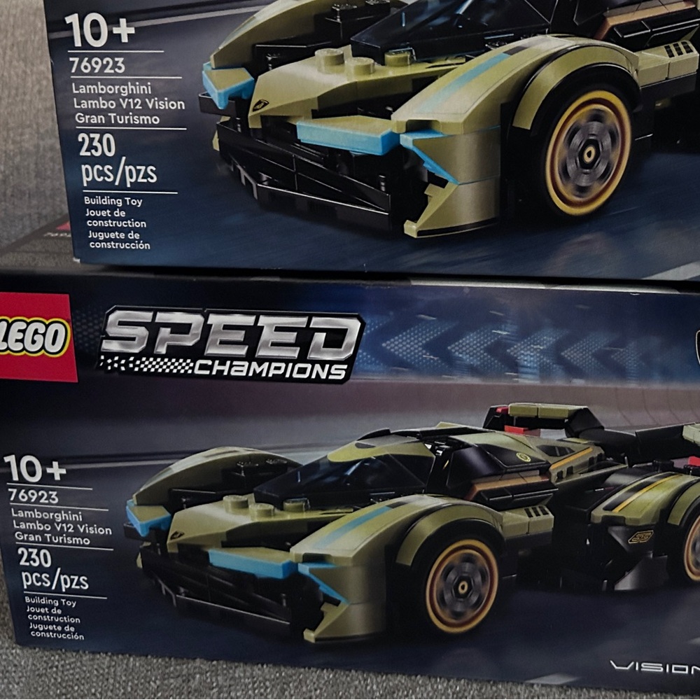 LEGO Speed Champions Lamborghini V12 Vision - Olive and Black